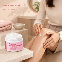Crème éclaircissante personnalisable pour la ligne du bikini, illumine le teint, lisse la peau de poulet, crème hydratante pour le corps 55g