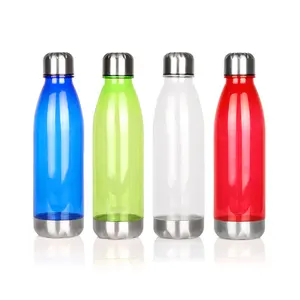 Botella de agua para deportes al aire libre ecológica en forma de Cola de 750ml con tapa Kupa Plastik Venta a granel Aislamiento térmico Hot Bardak Tasse