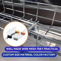 Bandeja de Cables Modular de Malla Metálica, Sistema de Cableado Flexible de Empalme Rápido Sin Herramientas, Directo de Fábrica, Múltiples Materiales Opcionales
