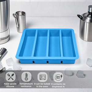 Hot bán Silicone <span class=keywords><strong>Ice</strong></span> Cube khay với dễ dàng phát hành <span class=keywords><strong>ice</strong></span> <span class=keywords><strong>cubes</strong></span> cho Whiskey bơ khuôn - Product Image 5