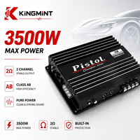 PISTOL 480W 2 Kanallı Araç Amfisi Sınıf AB Araç Ses Güç Amfisi Stereo Amfi