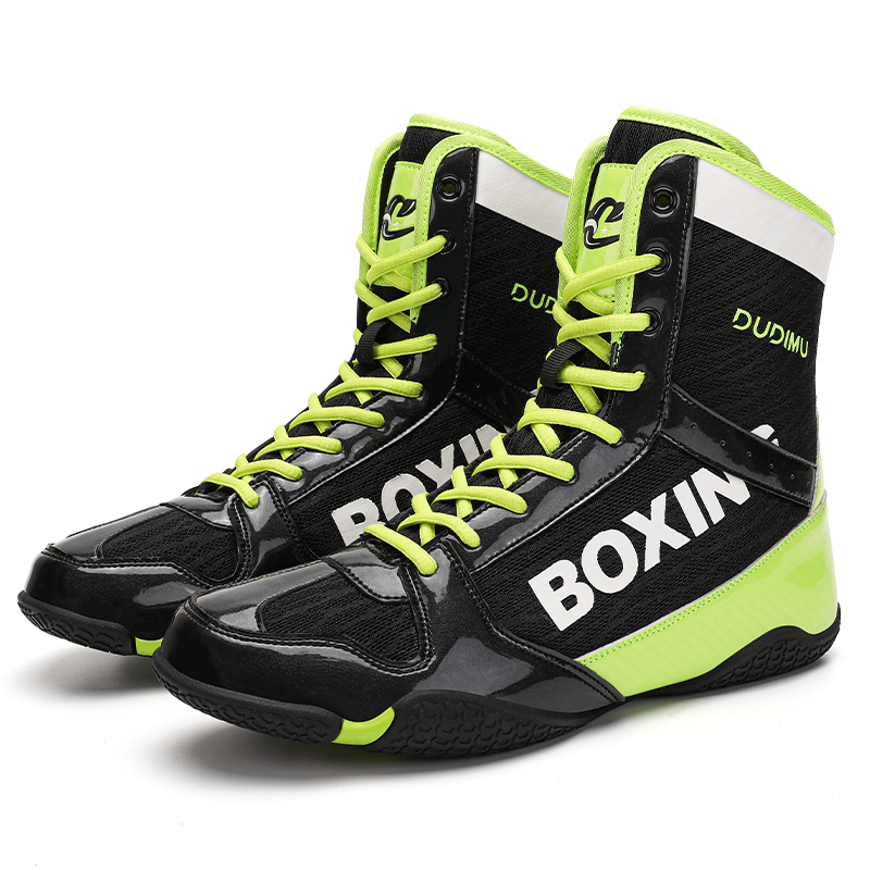 High Quality Custom Manufacturer Professional Youth Breathable Comfortable Training Wrestling Shoes Boxing Shoes For Men