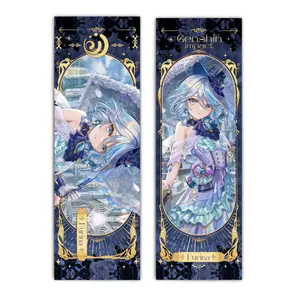 Genshin 61 Phong Cách Mới Nhất Laser Vé Thẻ Giấy Anime Bookmark Fontaine Wriothesley Neuvillette Mô Hình Phim Hoạt Hình Laser Bookmark - Product Image 1