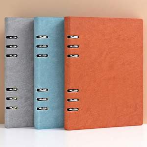 Promotion Personalised Wholesale A5 Custom Luxury Pu Leather Hardcover Loose-Leaf Notebook Business 80 Sheets Organizer/<b>Planner</b> - Product Image 3