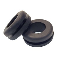 Meaogate – Grommets en caoutchouc de silicone personnalisés pour la protection des câbles/fils, couleur noire, certifiés REACH/ROHS/ISO9001