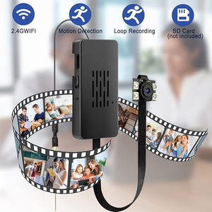 Mini cámara WiFi Tuya Full HD, con soporte para visualización remota, detección de movimiento, cámara de vigilancia doméstica estilo niñera DIY. - Product Image 5