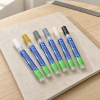Marqueur de joint de carrelage à base d'eau, colorant pour joints, 12 couleurs, pour réparation et retouche des joints de carrelage de cuisine, salle de bain, sol, bricolage