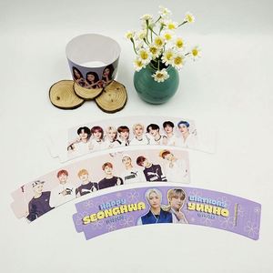 Funda Aislante para Taza de Café Personalizada con Diseño de Ídolo Kpop - Product Image 2