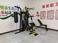 Équipement de fitness multifonctionnel pour la maison, machine d'entraînement complète, station de musculation pour l'exercice de trois personnes