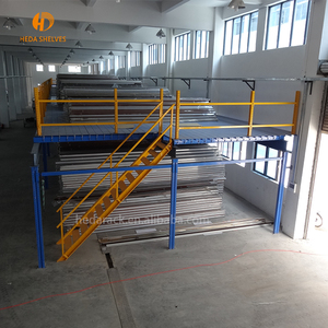 Giá Kho Được Hỗ Trợ Hệ Thống Tầng Lửng Hệ Thống Kệ Thép Đa Cấp CE ISO9001 - Product Image 2