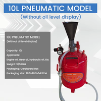 Applicateur de lubrifiant pneumatique pour huile de carter et de transmission AUTO 20L avec tube de niveau de liquide intégré