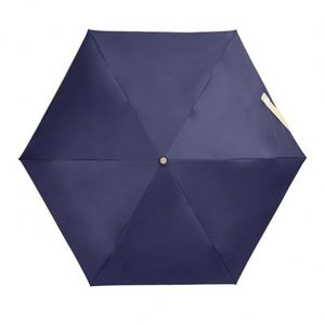 Parapluie pliant professionnel en alliage d'aluminium 100 cm, 6 baleines, à mémoire de forme, résistant aux UV, multicolore, commande manuelle, vente en gros usine, personnalisable - Product Image 1