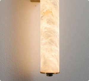Applique murale en marbre espagnol en cuivre massif <span class=keywords><strong>de</strong></span> luxe, décoration moderne <span class=keywords><strong>de</strong></span> <span class=keywords><strong>salle</strong></span> <span class=keywords><strong>de</strong></span> <span class=keywords><strong>bain</strong></span> d'hôtel, <span class=keywords><strong>luminaire</strong></span> mural LED 12w pour chambre à coucher - Product Image 4