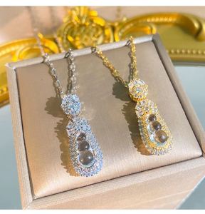 Collar De Acero Inoxidable Waterproof <b>Titanium</b> Steel <b>Chain</b> Necklace Chinese Chalcedony Green Bean Stainless Steel Necklace - Product Image 1