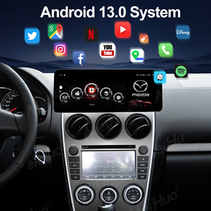 Meihua Radio estéreo para salpicadero de coche de 12,3 pulgadas para <span class=keywords><strong>Mazda</strong></span> <span class=keywords><strong>6</strong></span> 2013-2015 Android <span class=keywords><strong>Auto</strong></span> y Carplay 1 año de garantía con cámara - Product Image 5