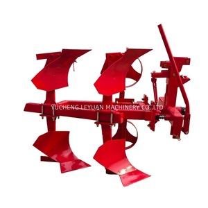 Hydraulic Reversible Plough Agricultural Land <b>Cultivation</b> Multi-Share Red Farm Equipment - Product Image 1