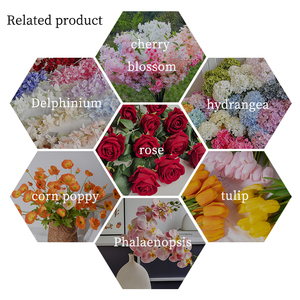 Fiori artificiali Monet, <span class=keywords><strong>3</strong></span> teste di crisantemi estivi, margherite persiane, fiori artificiali in seta per decorazioni nuziali. - Product Image 6