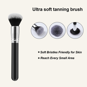 Self Tanning Mitt Applicator Kit Custom Logo Tanning Mitts Self Tan Mitt with Glove <b>Back</b> Mini Exfoliating <b>Brush</b> - Product Image 4