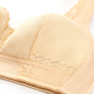 Sujetador cómodo de cobertura completa de encaje transpirable para mujeres con busto grande Ropa interior diaria Sujetador de talla grande - Product Image 4