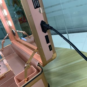 Maleta <span class=keywords><strong>de</strong></span> <span class=keywords><strong>Maquillaje</strong></span> con Ruedas y Espejo <span class=keywords><strong>LED</strong></span>, Diseño Moderno y Elegante, con Altavoces Integrados - Product Image 5