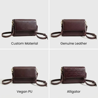 Sac à bandoulière en cuir personnalisé vintage imperméable pour femme, étiquette privée, doublure en polyester, bandoulière unique, mode féminine
