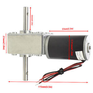 Fuerte Torque 5840-31ZY 7RPM 70kg.cm 12V <span class=keywords><strong>24V</strong></span> Reductor de engranaje helicoidal <span class=keywords><strong>Motor</strong></span> de CC Embrague de doble eje Imán permanente sin escobillas - Product Image 3