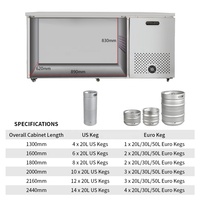 Réfrigérateur à bière de haute qualité, refroidisseur à bière, équipement de pub, bière Kegerator