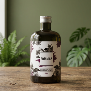 Extrait Liquide Non Alcoolisé BOTANICA-FIORI DI IBISCO de Qualité Supérieure, Fleurs d'Hibiscus Rouge Rubis, Boissons Zéro Alcool 6 - Product Image 3