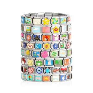 Bracelet de montre unisexe en acier inoxydable plaqué or Ruolong Jewelry SSJ H999 LX-20250803, série alimentaire, avec pendentif breloque DIY - Product Image 5