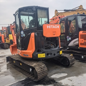 Excavadora Usada Hitachi ZX55USR de 5.5 Toneladas en Excelentes Condiciones, Excavadoras Usadas Baratas EX100 EX120 EX200 con Pocas Horas de Trabajo en Venta - Product Image 3