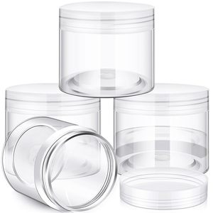 30ml/60ml/120ml/150ml/200ml/250ml/300ml/500ml/1000ml PET Plastic Round Screw Top Cosmetic <b>Containers</b> with Lids and Custom Logo - Product Image 1