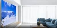 [Android TV Global] para el Proyector Inteligente Dice 700ANSI Ultra Brillante 4K con Altavoces Integrados, Largo Alcance, Portátil y Mini