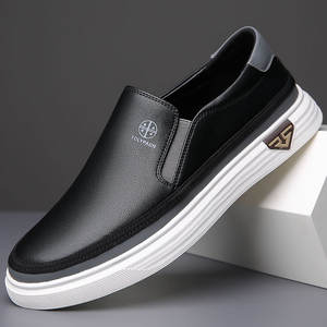 Zapatos Casuales para <span class=keywords><strong>Hombre</strong></span>, Transpirables, con Suela Suave, Sin Cordones, con Borde Blanco Cruzado, Talla Grande, Zapatos de Moda - Product Image 3