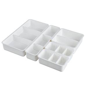 Rectangular Storage Box With Partitions 1L Desktop Organizer For Jewelry And Small Parts - Product Image 5