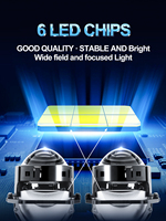 Projecteur LED P10, phares de voiture LED H4, rénovation de phares de voiture, lentille de projecteur Bi LED RHD LHD 3.0