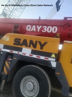 Les grues de camion d'occasion SANY QAY300 avec une puissance puissante et une utilisation facile se vendent bien au Pérou