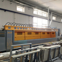 Ligne de machines automatiques de polissage du marbre et du granit pour le traitement des grandes dalles de pierre
