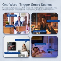 FY871 Tuya EU Smart Host Gateway Écran de contrôle central 4 pouces Contrôle vocal pour toute la maison Panneau sans fil ZIGBEE Version Linux