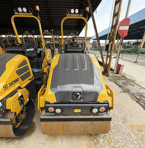 XCMG Offizielle XD120 Vibrations-Tandem walze 2,9 Tonnen Chinesische brandneue Doppeltrommel-Straßen walzen verdichter Preis zum Verkauf - Product Image 5