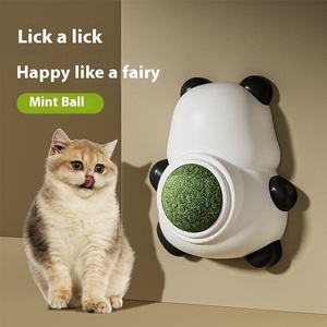 Bonita Bola de goma hinchable <span class=keywords><strong>en</strong></span> forma de huevo realista, juguete para mascotas con expresión sin imprimir para gatos, perros, interesante huevo simulado para felino - Product Image 3