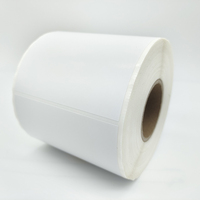 100x150 imprimante d'étiquettes thermiques papier auto-adhésif trois épreuves rouleau d'étiquettes de papier thermique pour l'expédition emballage accepter personnalisé