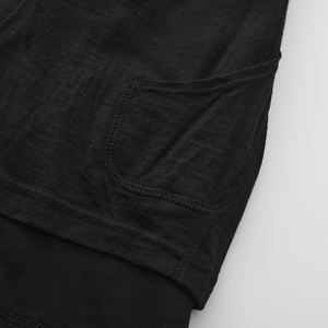 Shorts de sport pour homme en laine mérinos et coton biologique, à cordon de serrage, antibactériens, double couche, respirants et à séchage rapide - Product Image 5