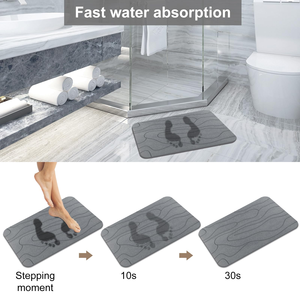 Wholesale Kitchen Diatomite Quick Dry Dish <b>Large</b> Stone Dish Drying <b>Mat</b> for Kitchen Counter Drying Dishes Quick Drying - Product Image 4
