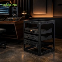 Baie de serveur réseau Starlink 10U à cadre ouvert 19 pouces pour équipement de montage en rack