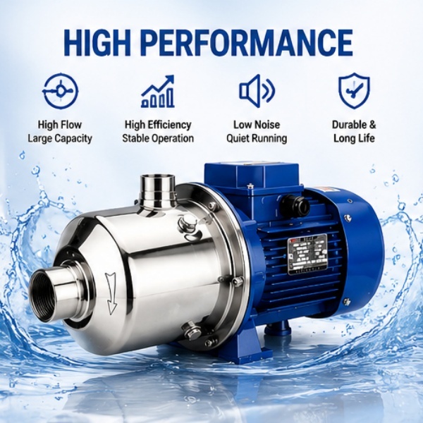 DW Portable High Pressure DC Water Pump - Stainless Steel Self-Priming Silent Booster Pump · image 5