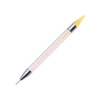 Hadiyah beauté double têtes pointillage cire stylo bricolage Point perceuse outils cristal cueillette Nail Art