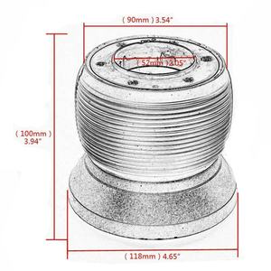 JDMotorsport88 — Kit d'adaptateur de moyeu de <span class=keywords><strong>volant</strong></span>, 21mm cannelure, pour Benz <span class=keywords><strong>W123</strong></span>, W124, W126, 190E - Product Image 4