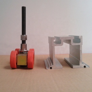 Nhôm Theo Dõi Di Chuyển Tường Phân Vùng Hệ Thống Bánh Xe Tàu Sân Bay Theo Dõi Cho Gấp Phân Vùng - Product Image 4