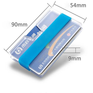 Tarjeta de crédito de plástico de alta calidad Elástico/PVC Tarjetero para regalo - Product Image 3