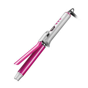 เครื่องหนีบผมดิจิตอล Kemei ขนาด 23 มม. ปรับอุณหภูมิได้ สีชมพู พร้อมที่ม้วนผมแบบประจุลบ สำหรับใช้ในบ้าน - Product Image 2